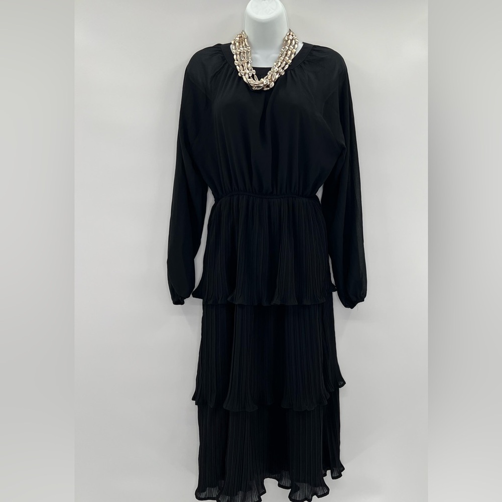 Women's Layered Ruffle Hem Casual Maxi Dress | Size S | NWOT